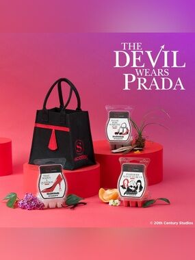 Scentsy 👠 The Devil Wears Prada Wax Collection with Exclusive Bag NWT